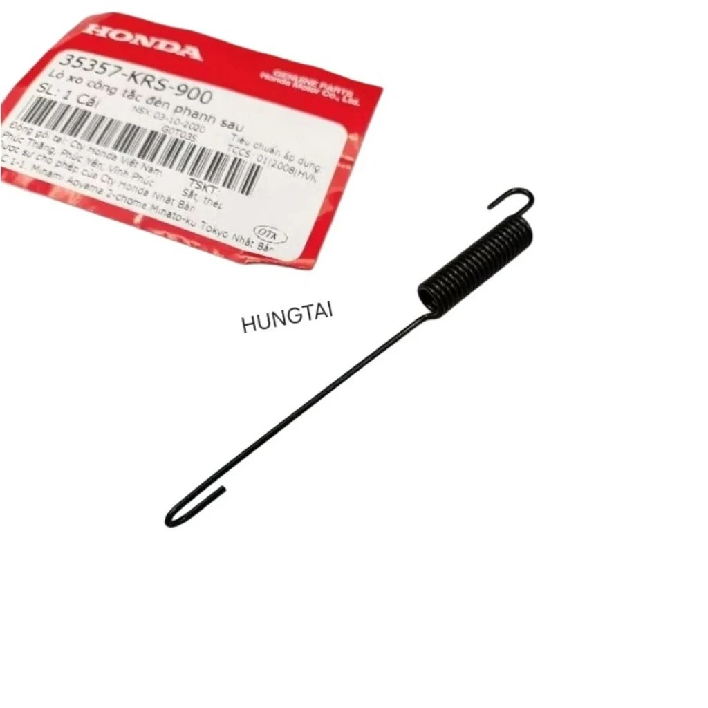 Lò xo Stop công tắc đèn hậu, phanh xe WAVE, FUTURE... Đen zin 35357-KRS-900 - Ảnh 2