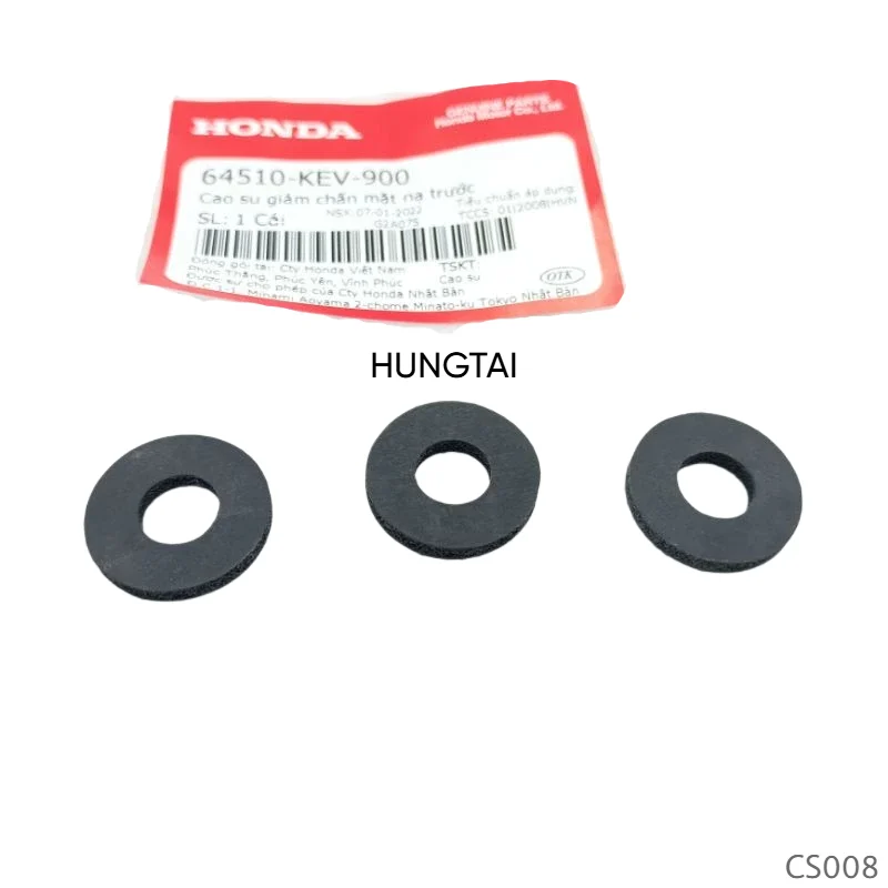 1 Cao su đệm mặt nạ xe WAVE ALPHA, ZX, RS, S100... zin Honda 64510-KEV-900 - Ảnh 3