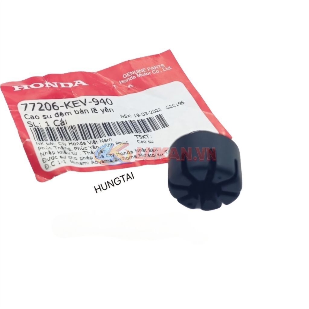 Cao su gắn đệm bản lề yên WAVE Thái, ALPHA, ZX, FUTURE... zin 77206-KEV-940 - Ảnh 4