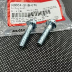 2 ốc bắt cùm tay thắng đĩa dầu xe WAVE, FUTURE...zin Bu lông 6x25 90004-GHB-670