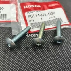 1 ốc vít bắt nhựa mặt nạ WAVE Thái, ALPHA, RS, S100... zin bu lông 6x32 90114-KFL-D20