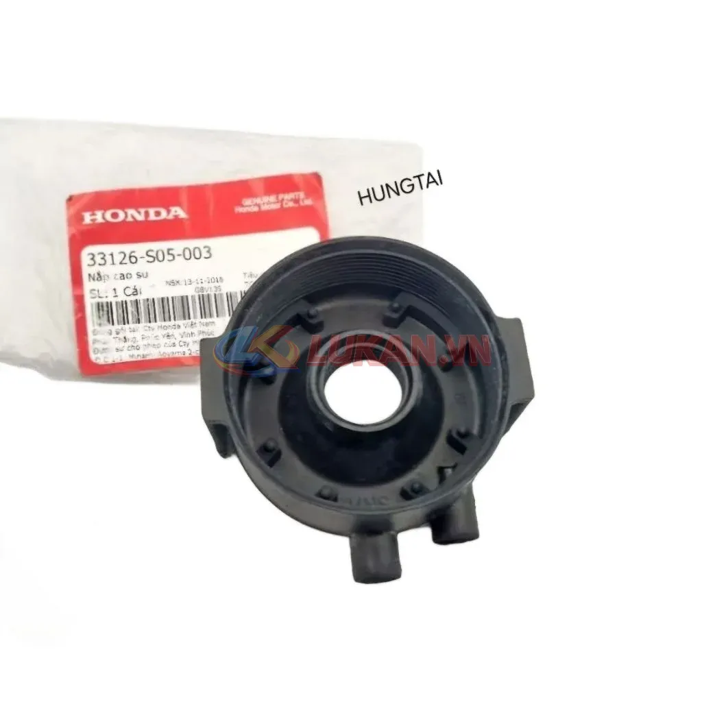 Cao su bọc đuôi chóa đèn pha DREAM, WAVE, FUTURE ... zin Honda 33126-S05-003 - Ảnh 3