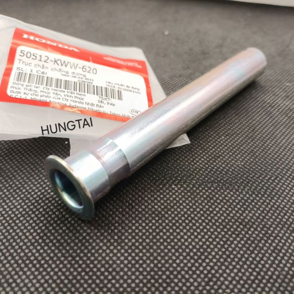 Trục, cốt chân chống đứng WAVE S110, RSX, BLADE, A110... zin Honda 50512-KWW-620 - Ảnh 3