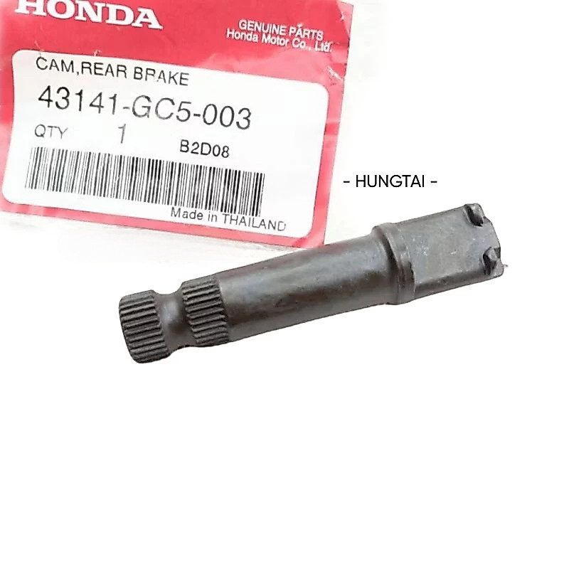 Trục cốt cam má phanh đùm trước xe DREAM Thái đen zin Honda 43141-GC5-003 - Ảnh 4