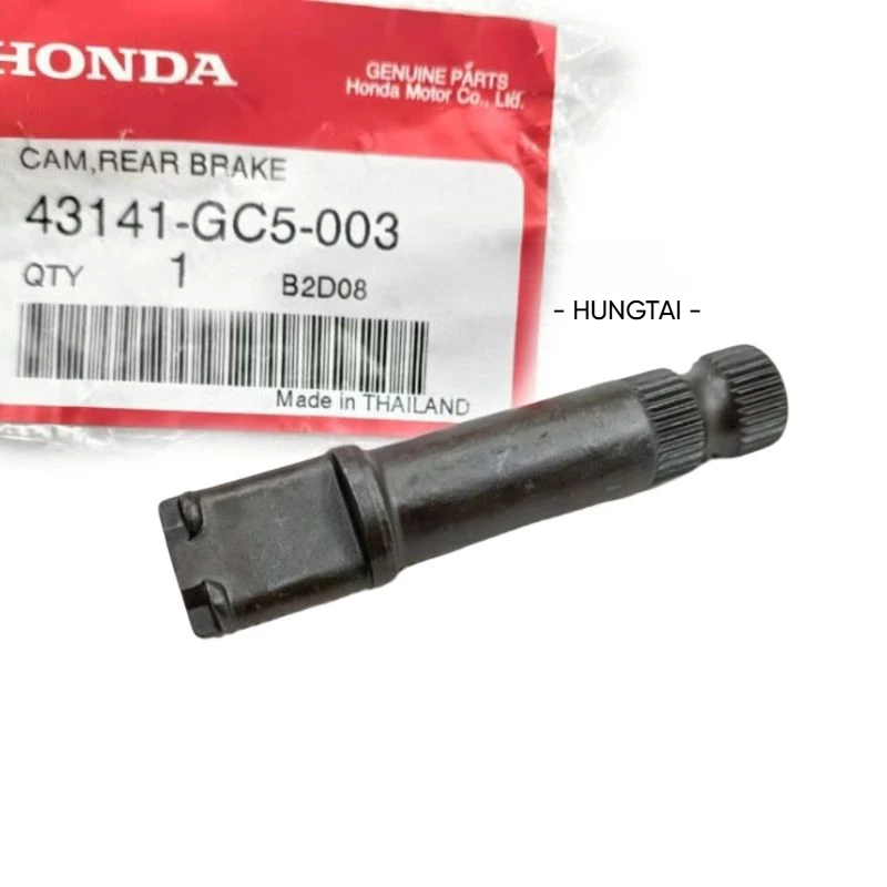 Trục cốt cam má phanh đùm trước xe DREAM Thái đen zin Honda 43141-GC5-003 - Ảnh 2
