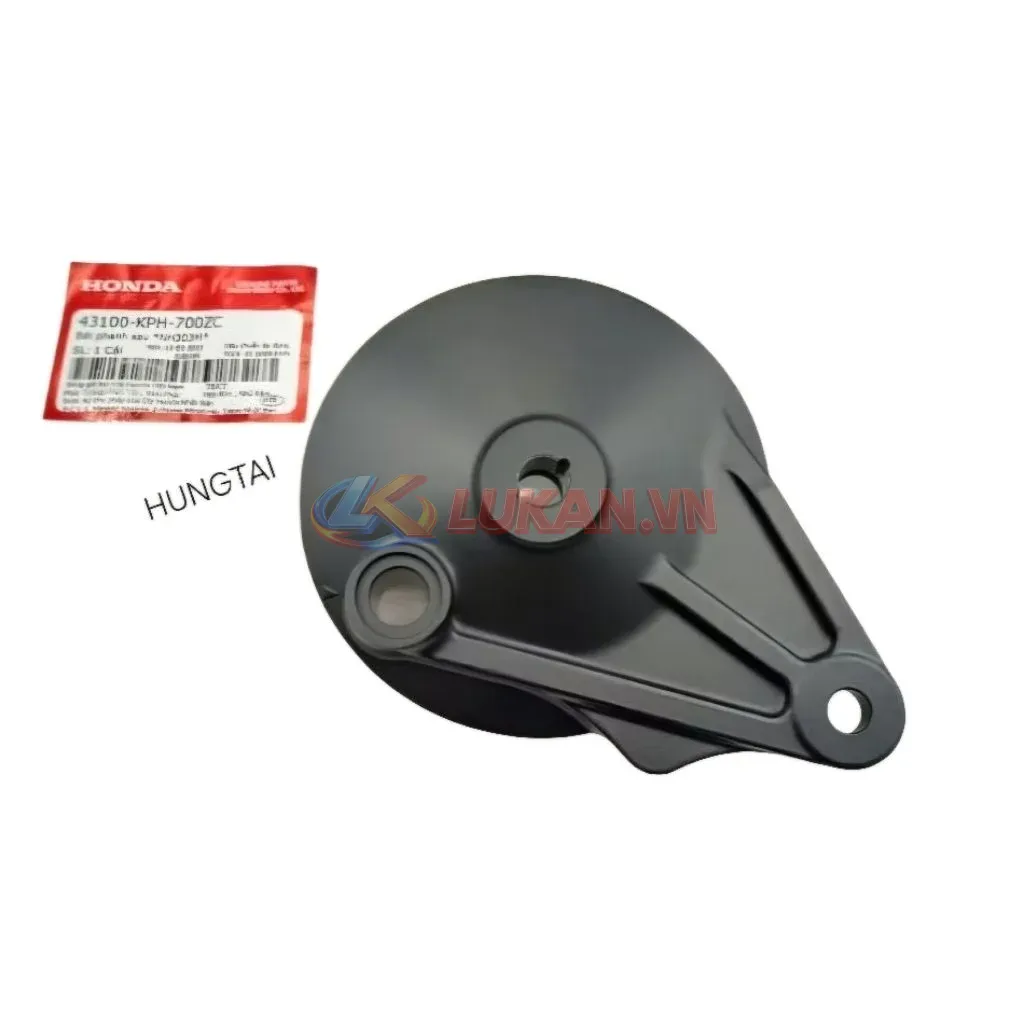 Pass giữ má đùm sau phanh WAVE S110, RSX, BLADE, FUTURE 125... đen zin Honda 43100-KPH-700ZC - Ảnh 3