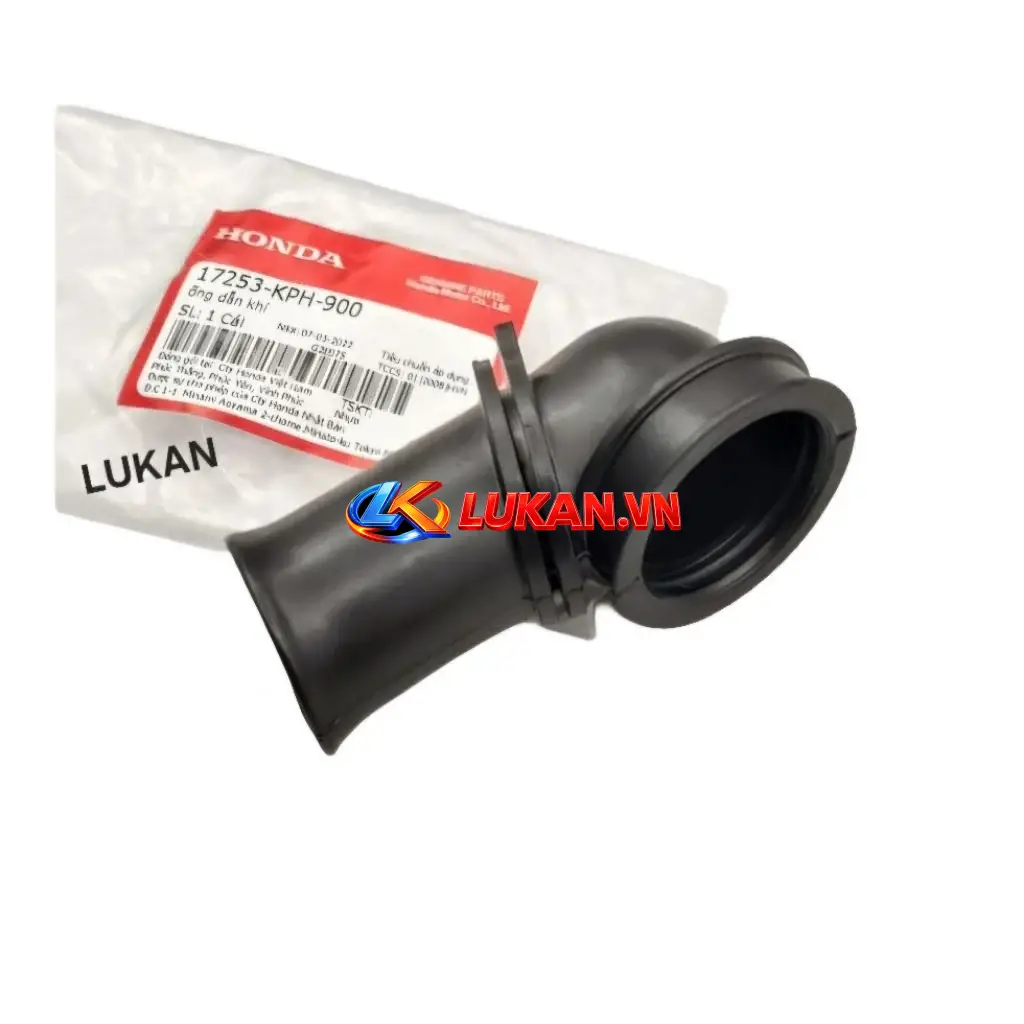 Ống dẫn khí, cổ hút, co bao tử lọc gió FUTURE 2, NEO, X 125... zin Honda 17253-KPH-900