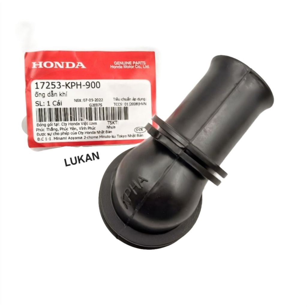 Ống dẫn khí, cổ hút, co bao tử lọc gió FUTURE 2, NEO, X 125... zin Honda 17253-KPH-900 - Ảnh 6