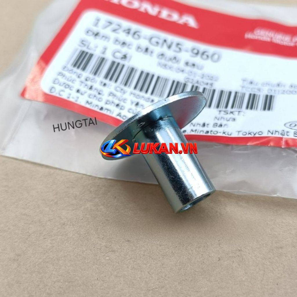 Đệm, bạc ắc treo bắt nhựa đuôi sau xe DREAM, WAVE... zin 17246-GN5-960 - Ảnh 4