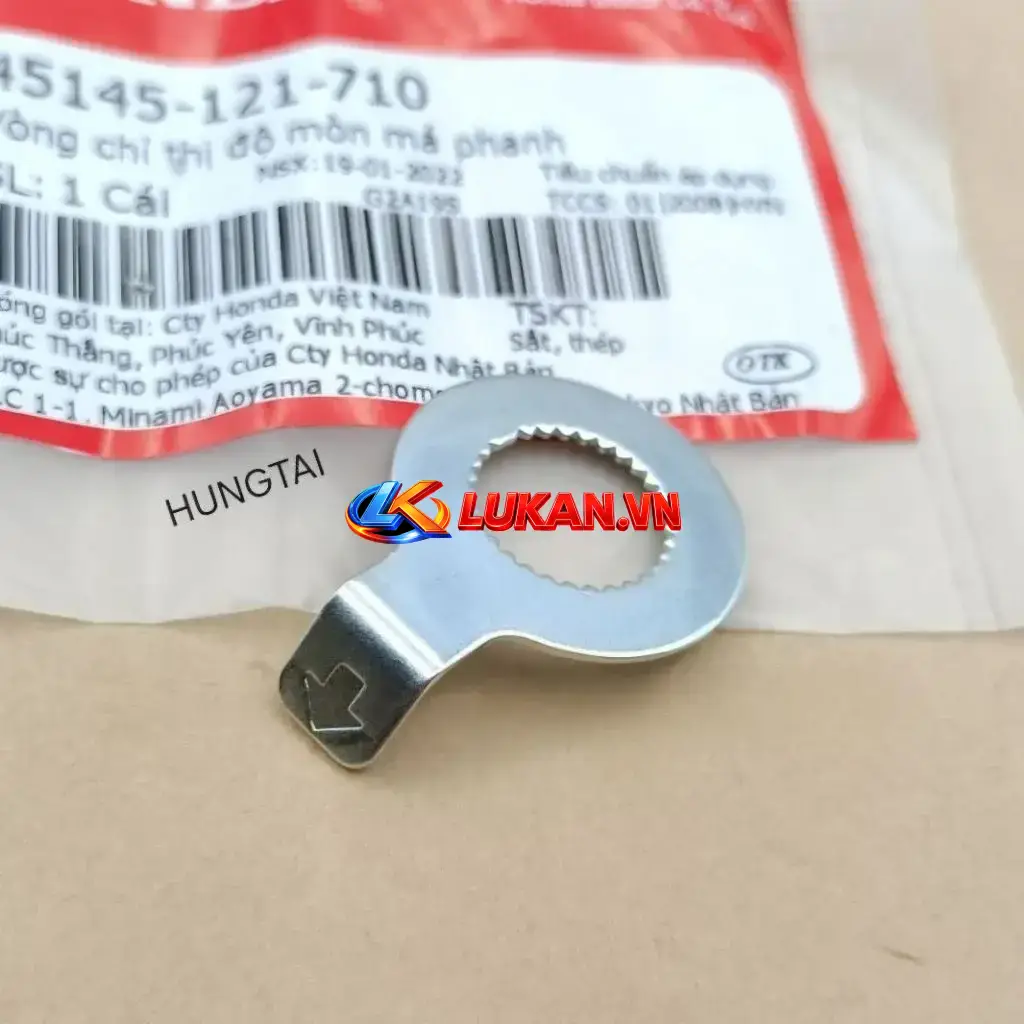 Vòng mũi tên, chỉ thị độ mòn má phanh DREAM, WAVE, FUTURE... zin 45145-121-710