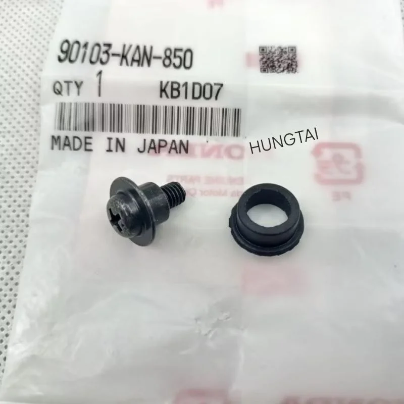 Ốc, vít cao su bắt nhựa đầu bợ cổ WAVE THÁI, ALPHA, ZX, FUTURE... zin 90103-KAN-850 - Ảnh 2