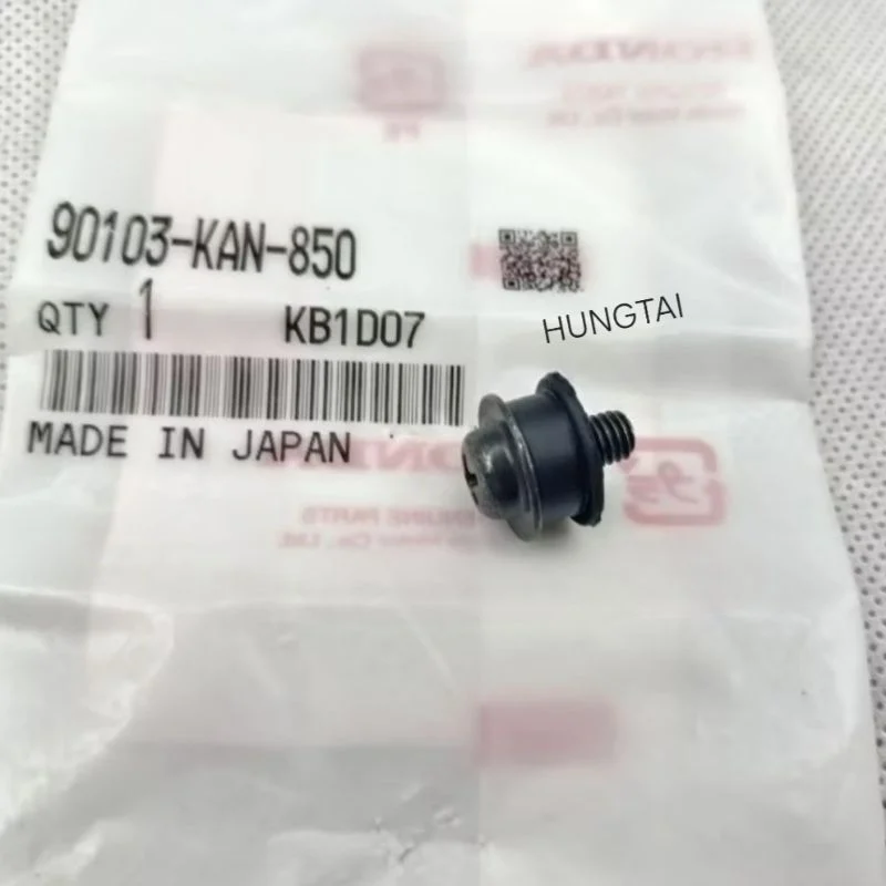 Ốc, vít cao su bắt nhựa đầu bợ cổ WAVE THÁI, ALPHA, ZX, FUTURE... zin 90103-KAN-850 - Ảnh 3