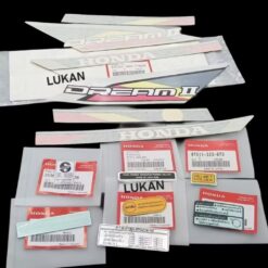 Full bộ tem hồng, chữ lớn xe DREAM Thái luôn thông số zin Honda xịn
