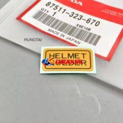 Tem HELMET dán sườn thùng xăng xe DREAM Thái zin Honda 87511-323-670