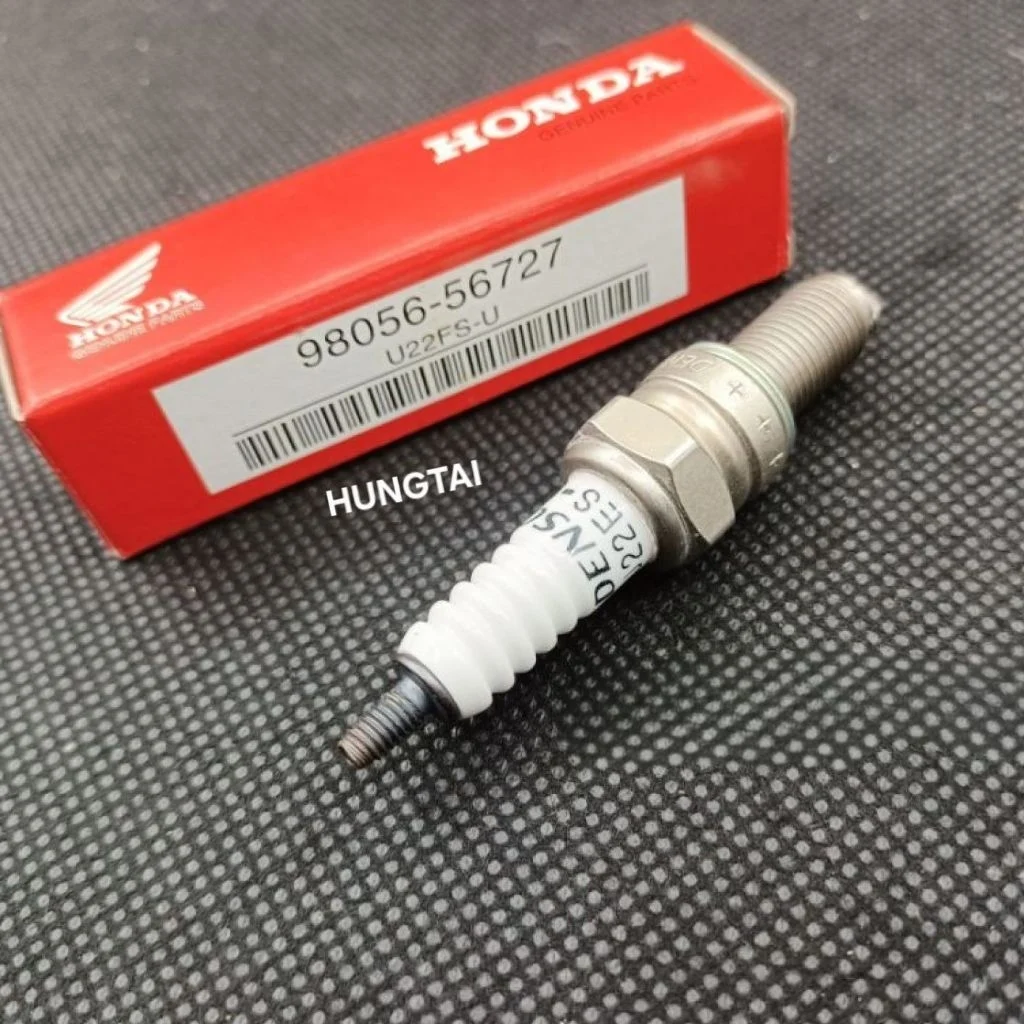 Bugi đánh lửa chân dài WAVE S110, RSX, FUTURE 125... U22FS-U đỏ zin Honda - Ảnh 4