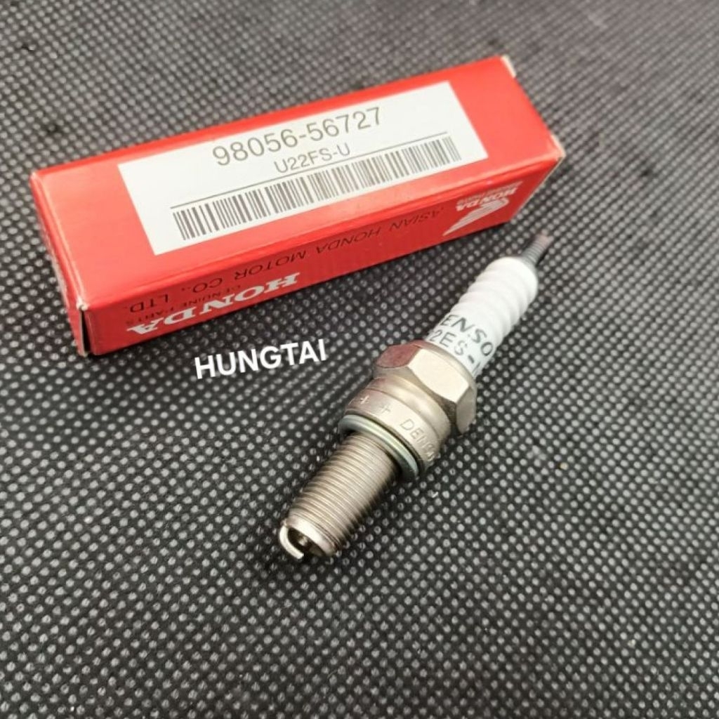 Bugi đánh lửa chân dài WAVE S110, RSX, FUTURE 125... U22FS-U đỏ zin Honda - Ảnh 6
