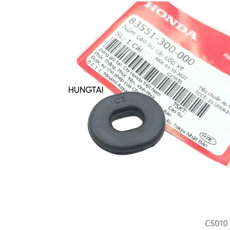 Núm cao su gài cốp, nhựa xe DREAM, WAVE, FUTURE... zin Honda 83551-300-000 - Ảnh 3