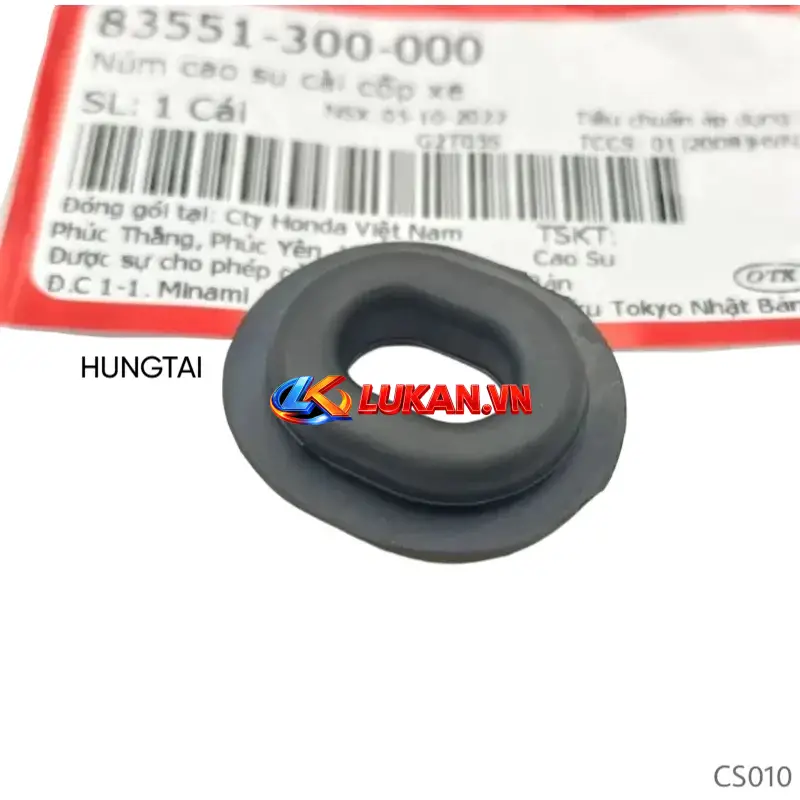 Núm cao su gài cốp, nhựa xe DREAM, WAVE, FUTURE... zin Honda 83551-300-000