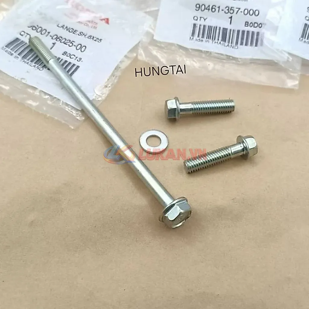 Bộ ốc nắp cánh bướm, nắp cam tròn quylat DREAM, WAVE... zin Honda Thái - Ảnh 2