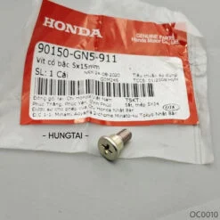 Ốc vít bậc, giữ bắt pha chóa đèn xe DREAM zin Honda 5x15mm 90150-GN5-911