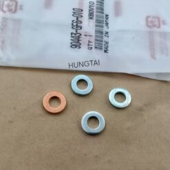 4 đệm, lông đền đầu bò quylat xe DREAM, WAVE... zin Honda Japan 90442-GF6-010