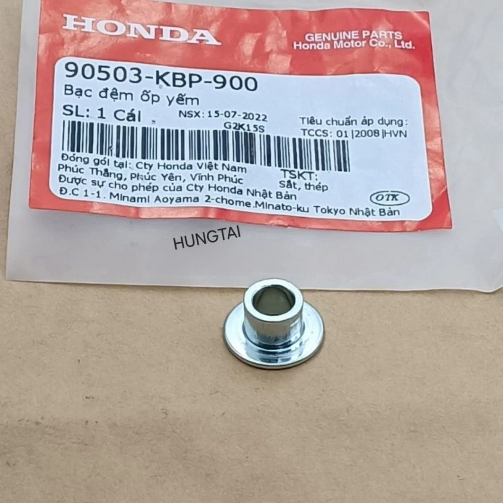 Ắc định vị, bạc khâu nhựa dè WAVE, FUTURE... chắn bùn trước zin 90503-KBP-900