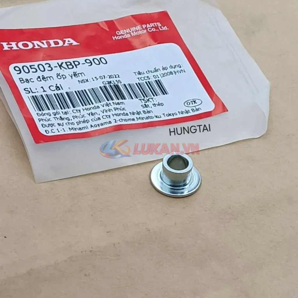 Ắc định vị, bạc khâu nhựa dè WAVE, FUTURE... chắn bùn trước zin 90503-KBP-900 - Ảnh 3