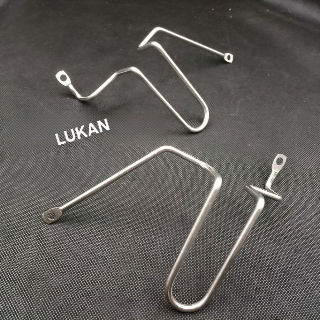 Cặp khung inox bảo vệ lốc, nắp máy xe DREAM Thái....