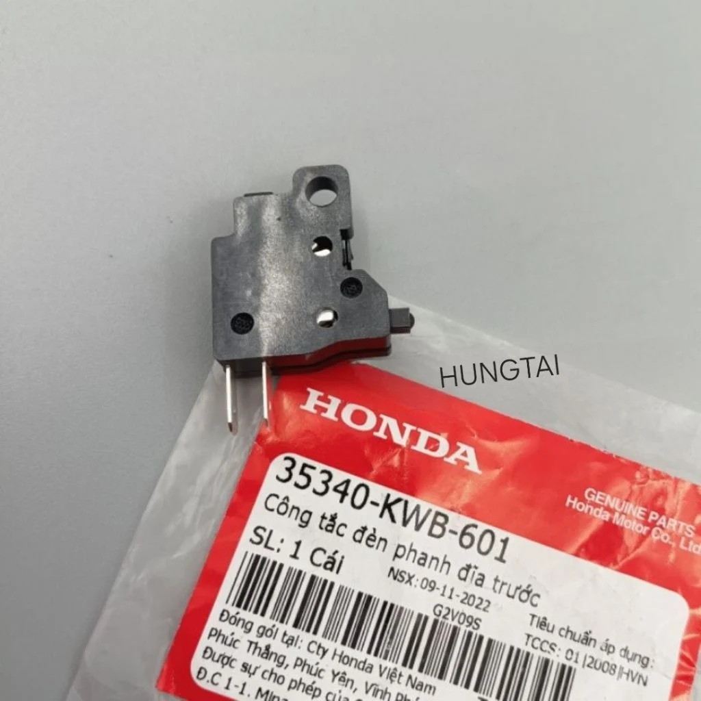 Công tắc stop tay phanh đĩa, cùm dầu WAVE RS, S110, RSX, FUTURE... zin 35340-KWB-601 - Ảnh 4