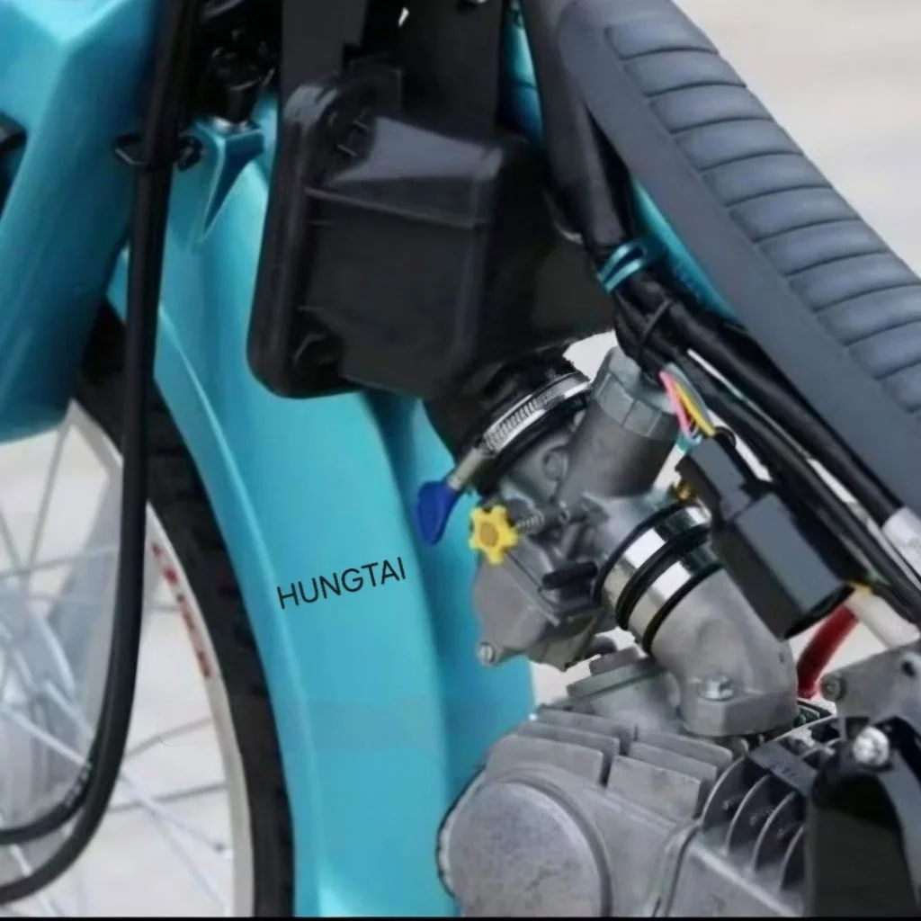 Hộp pô e, bao tử, lọc gió 50cc xe độ DREAM, WAVE, CUB, SIRIUS... - Ảnh 2