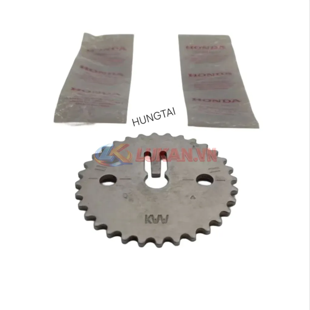 Nhông dĩa bánh răng cam WAVE S110, RSX, BLADE... 1 lỗ zin 14321-KWW-740 - Ảnh 5