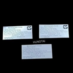 Tem thông số cacte, Hộp xích WAVE S100 2007-2009 Tem năm sản xuất