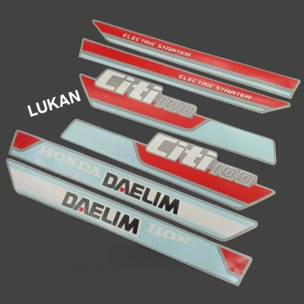 Bộ tem CITI 100 DAELIM đỏ xanh - Ảnh 2