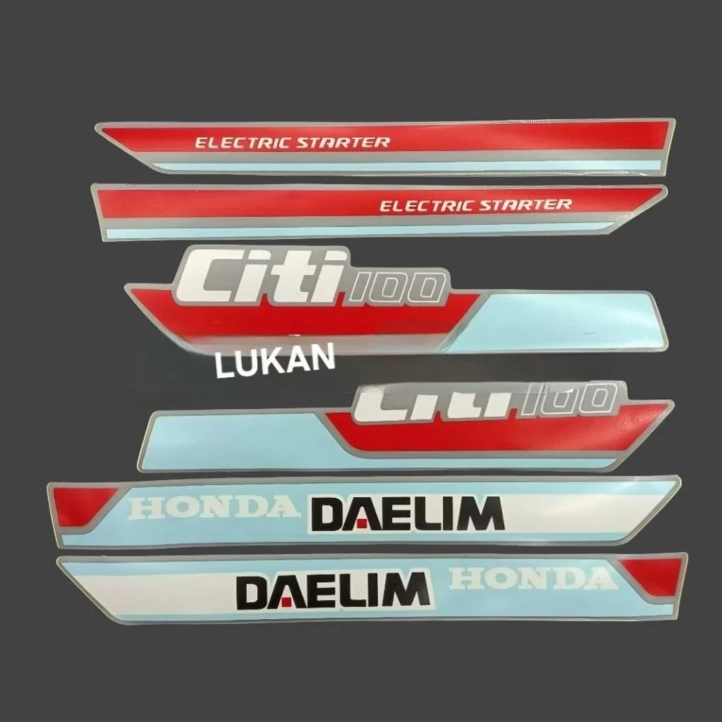 Bộ tem CITI 100 DAELIM đỏ xanh - Ảnh 4