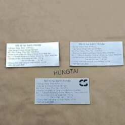 Tem thông số hộp xích, Cacte WAVE RSX 100 2008-2010. Tem năm sản xuất