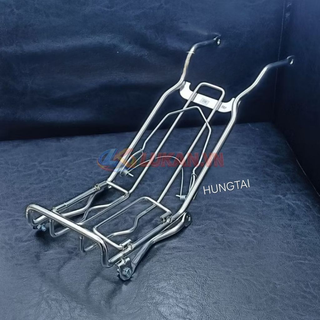 Baga giữa để hàng inox xe DREAM dày 10 ly, mẫu đẹp - Ảnh 3