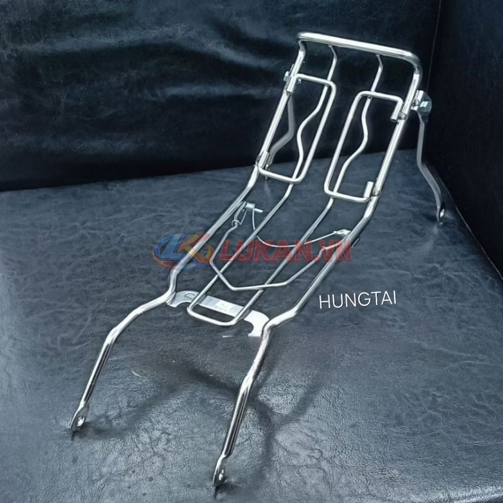 Baga giữa để hàng inox xe DREAM dày 10 ly, mẫu đẹp - Ảnh 5