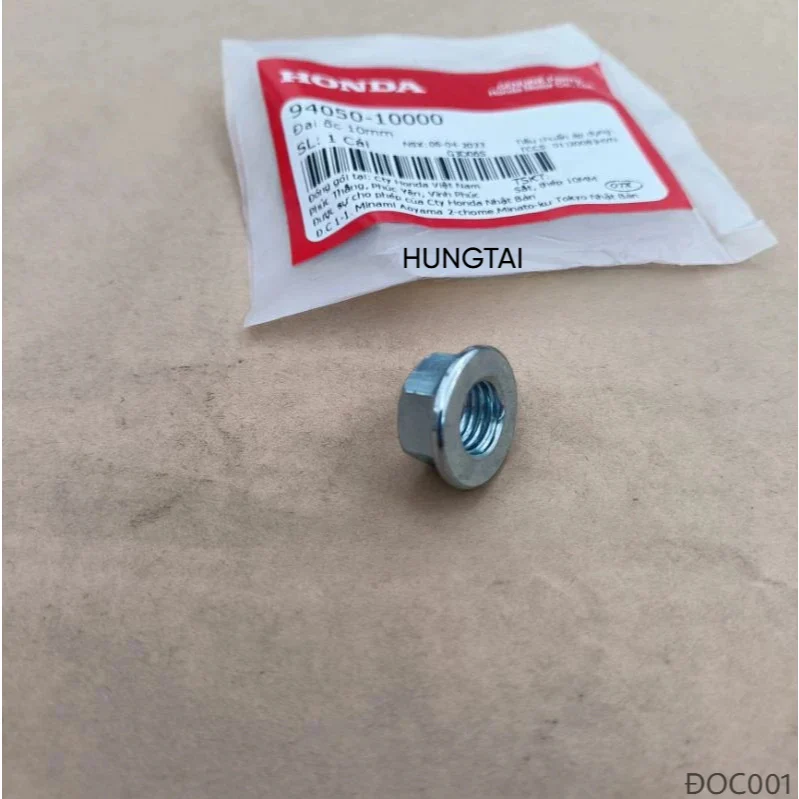 Đai ốc 10mm, tán cốt càng gắp, gấp DREAM, WAVE, FUTURE... zin Honda 94050-10000 - Ảnh 3