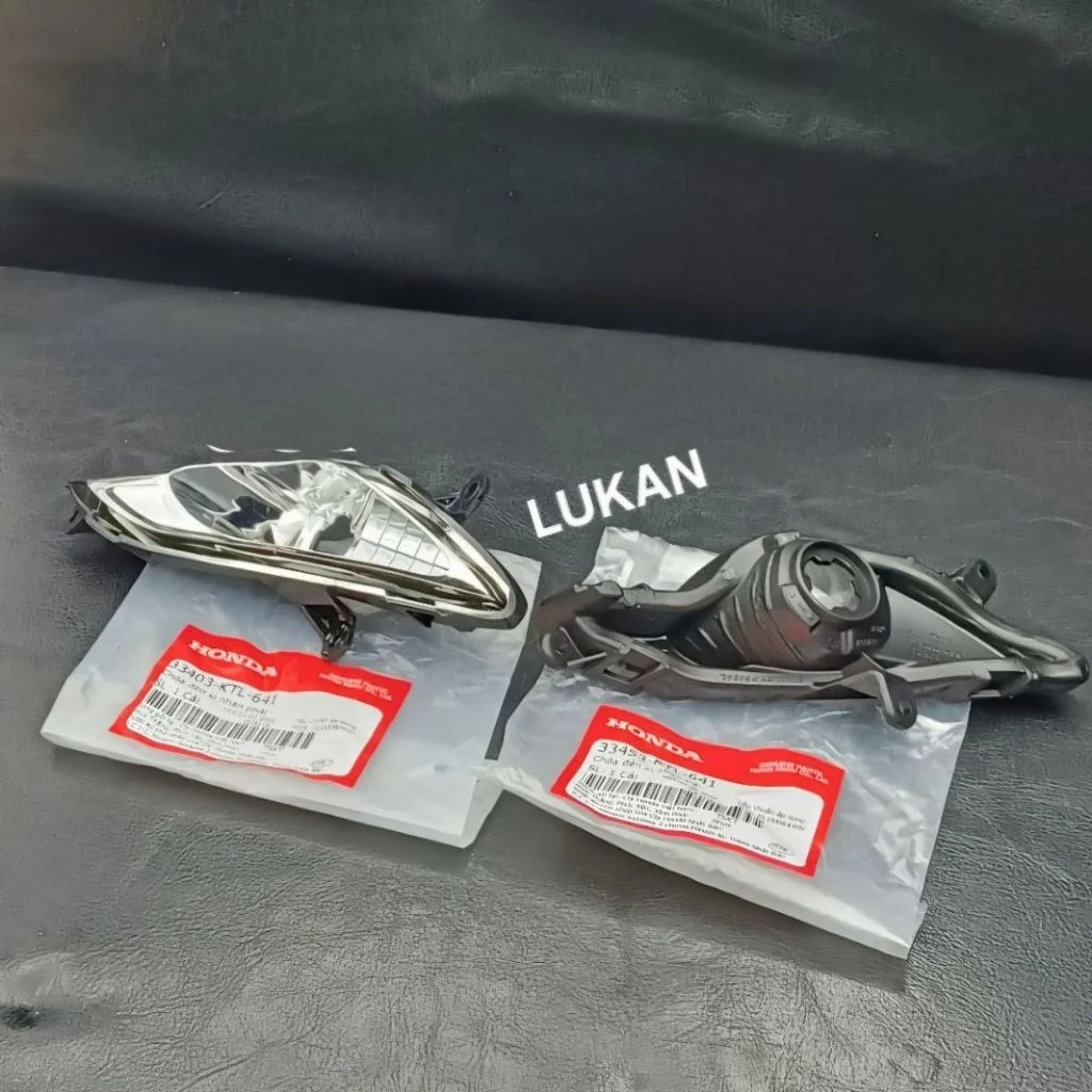 Cặp chóa trong, đèn xi nhan trước xe WAVE A, RS, S100... zin Honda 33403-KTL-641, 33453-KTL-641 - Ảnh 4