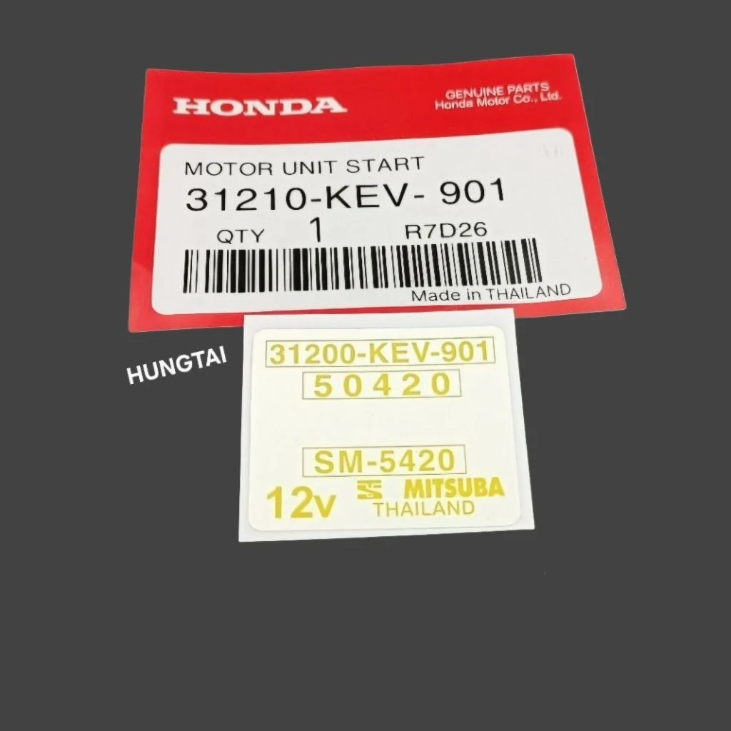 Tem dán củ motor đề khởi động xe WAVE Thái 100 zin 31200-KEV-901
