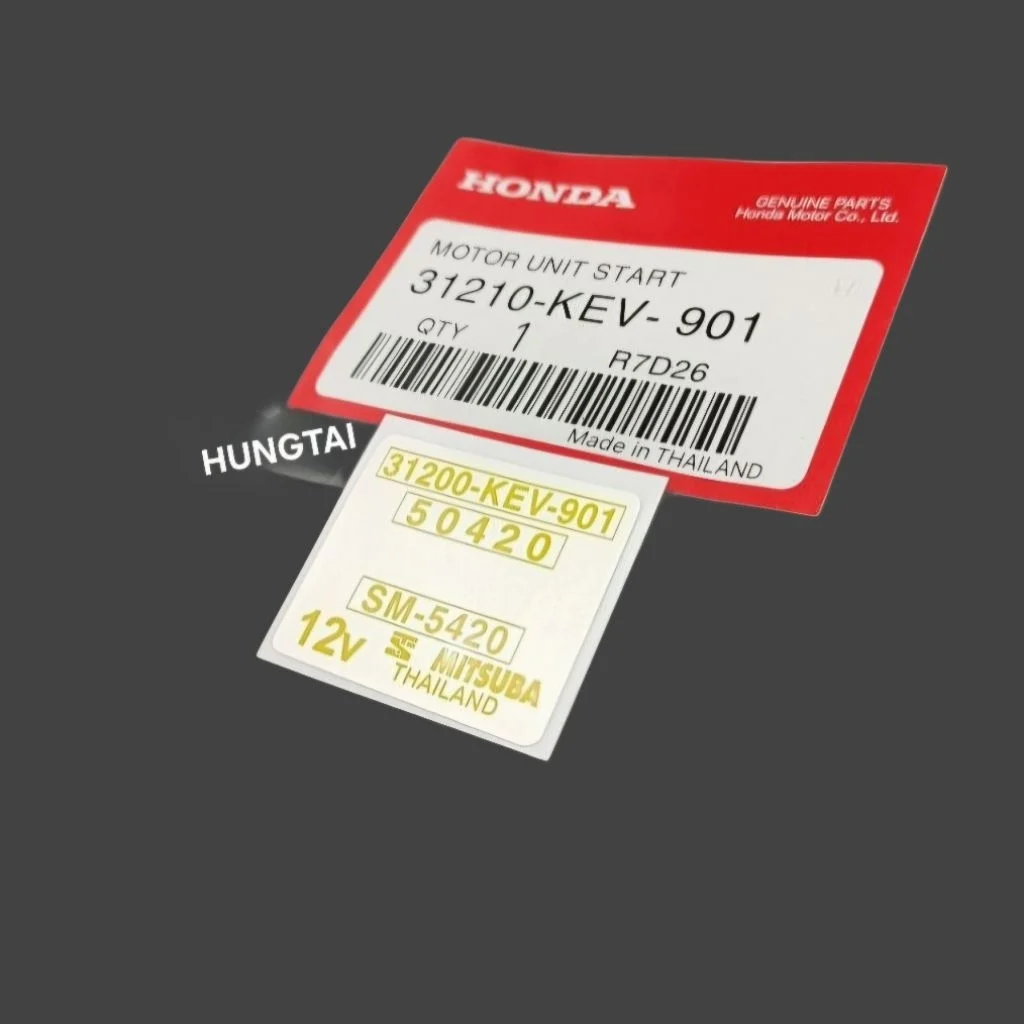 Tem dán củ motor đề khởi động xe WAVE Thái 100 zin 31200-KEV-901 - Ảnh 2