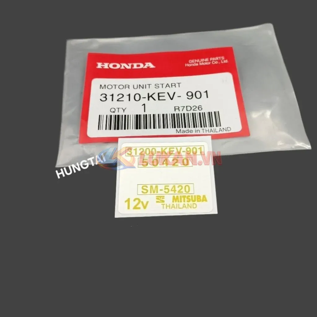 Tem dán củ motor đề khởi động xe WAVE Thái 100 zin 31200-KEV-901 - Ảnh 3