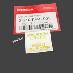 Tem dán củ motor đề khởi động xe DREAM Lùn zin Honda 31200-KFM-901