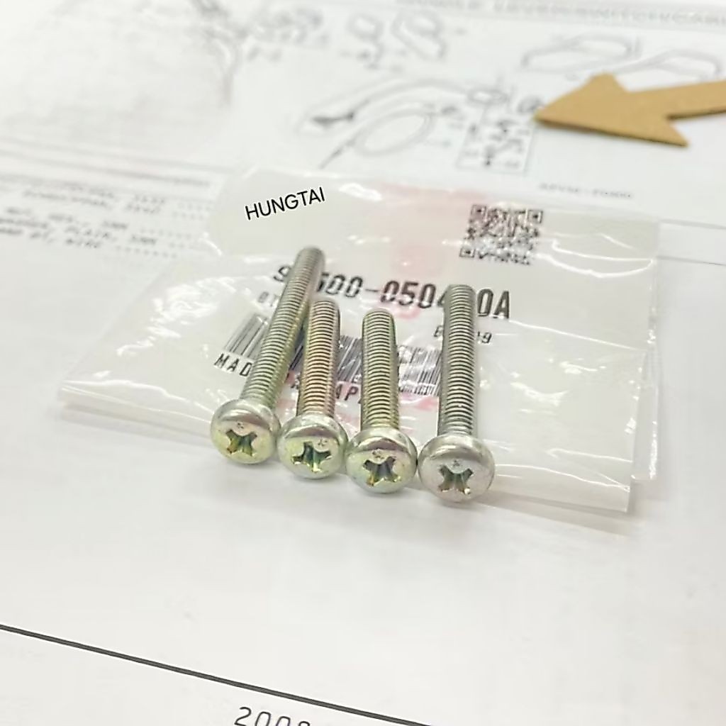 Bộ 4 ốc vít bắt cùm công tắc điện xe DREAM zin chính hãng - Ảnh 8