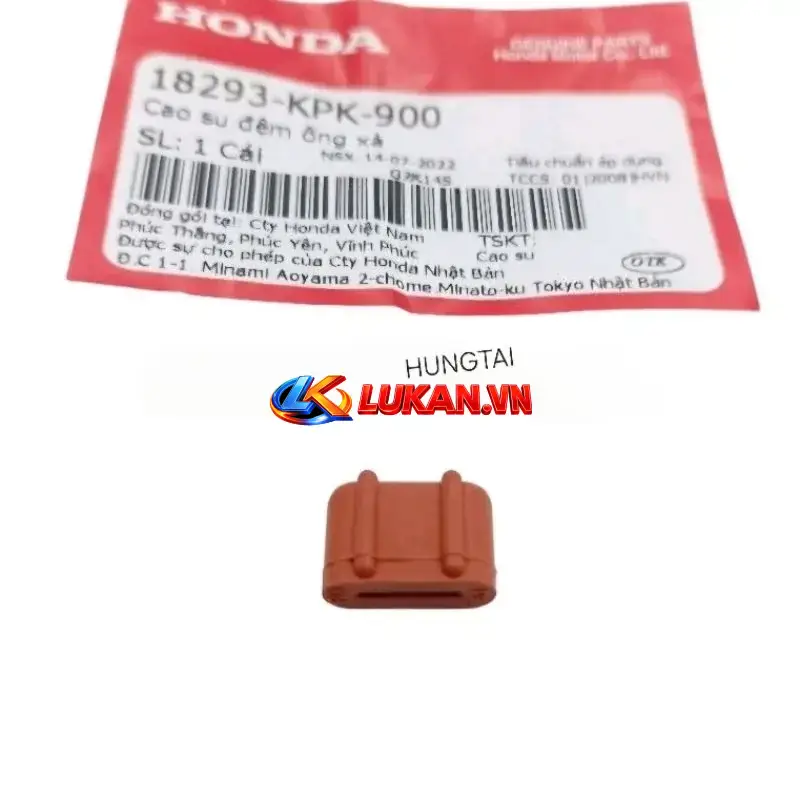Cao su đệm ốp pô, ống xã WAVE, FUTURE 2, NEO, X 125... zin 18293- KPK-900