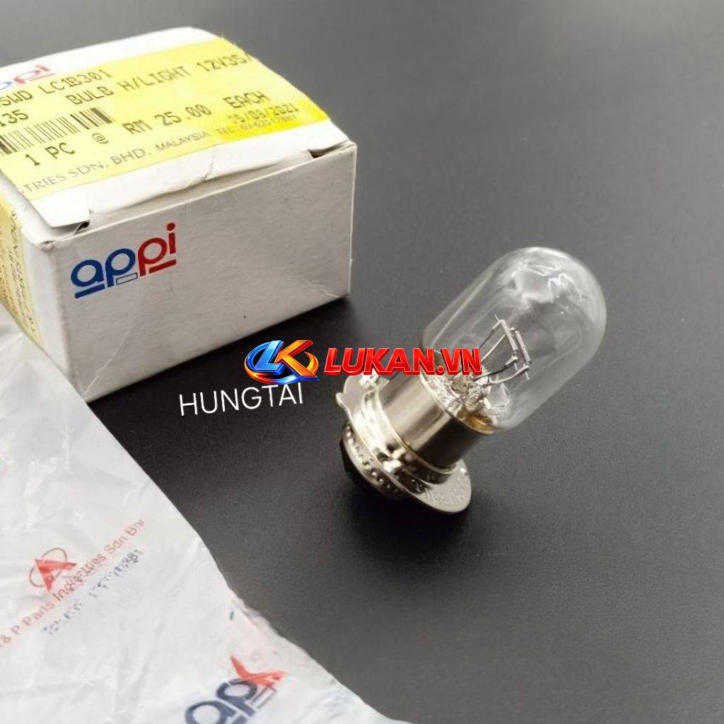 Bóng đèn pha appi siêu sáng DREAM, WAVE, FUTURE, CUB.... 12V/35W