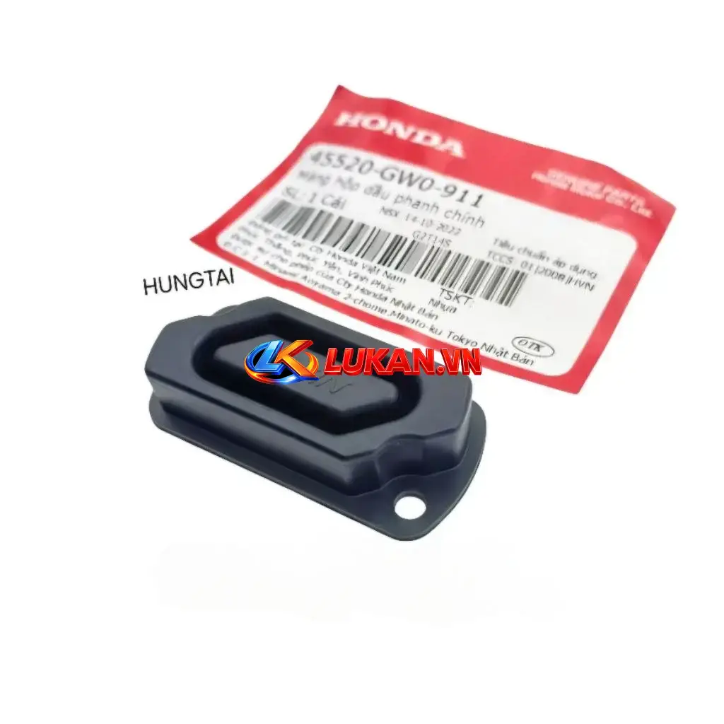 Gioăng, ron cao su nắp cùm bình dầu phanh WAVE Thái, ZX, RS, S100, RSX, FUTURE 125... 45520-GW0-911