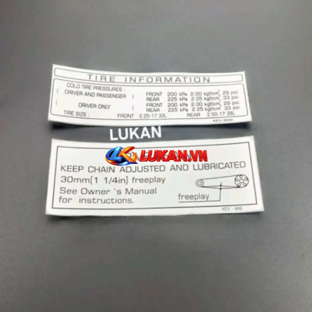 2 tem thông số hộp xích, sên cacte xe DREAM Lùn, WAVE Thái....