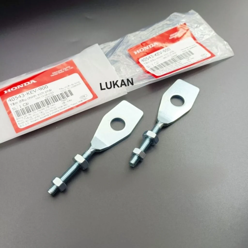 Cặp ốc pass tăng sên, xích bánh WAVE A, RS, S100, RSX.... zin Honda 40543-KEV-900 - Ảnh 2