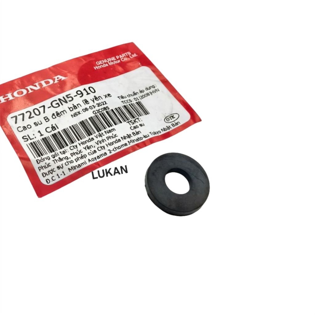 Cao su đệm bản lề yên ngồi DREAM, WAVE, FUTURE... zin 77207-GN5-910 - Ảnh 4